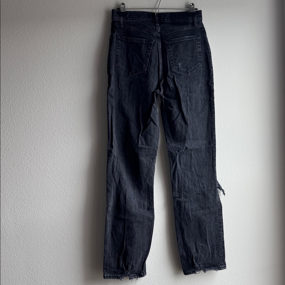 Abercrombie Fitch 90s Straight Ultra High Rise Jeans Womens Size 27 reg - Picture 3 of 4